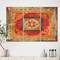 Designart - Moroccan Orange Tiles Collage II - Bohemian Chic Gallery-wrapped Canvas